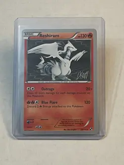 Pokemon TCG Reshiram 26/114 World Championships 2011 Non-Holo Rare NM - Image 1