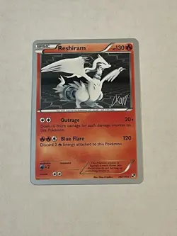 Pokemon TCG Reshiram 26/114 World Championships 2011 Non-Holo Rare NM - Image 3