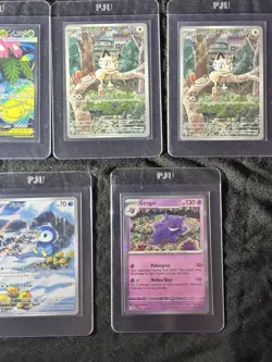 POKEMON MEGA CHARIZARD X EX, CHARIZARD PROMO, GENGAR, MEOWTH - Image 4