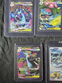 POKEMON MEGA CHARIZARD X EX, CHARIZARD PROMO, GENGAR, MEOWTH - Image 5