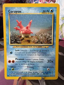 Corayon 37/75 Pokemon Neo Discovery Non-Holo Uncommon - Image 2
