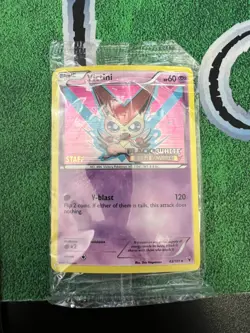 Pokemon Victini 43/101 Noble Victories STAFF Prerelease Promo Pack SEALED!! - Image 1