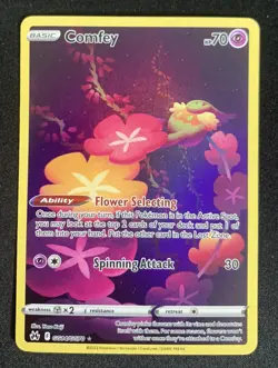 Comfey GG14/GG70 Crown Zenith Galarian Gallery Holo Pokemon TCG Card NM - Image 1