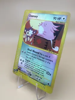 Chansey #72/165 - Pokemon TCG - Expedition Base Set - Reverse Holo - LP - Image 3