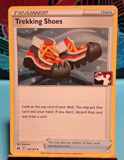 Trekking Shoes 145/159 Prize Pack Series Pokemon Play! Mint Condition - Image 2