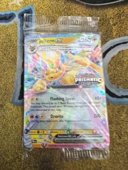 Pokemon SEALED Jolteon ex 030/131 Prismatic Evolutions Surprise Box Promo Holo!! - Image 1
