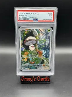 2025 Basculin Illustration Rare Pokemon Graded PSA 8 White EN Full Art - Image 1