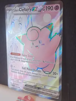 Lillie's Clefairy ex 173/159 - Pokemon Journey Together Full Art Trading Card NM - Image 3