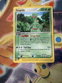 Pokemon TCG Sceptile 20/109 EX Ruby & Sapphire Rare 2003 - Image 1