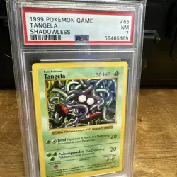 Pokemon TCG Tangela Base Set 66/102 Regular Shadowless Common 1999 - Image 4