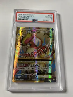 Pokemon XY Evolutions M Pidgeot EX 105/108 Mega Ultra Rare Holo Foil PSA 10 Gem - Image 1