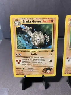 Pokemon TCG Brock's Graveler #34/132 & #40/132 Non Holo Uncommon Gym Challenge - Image 2