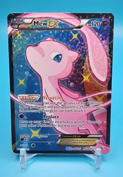 Pokemon TCG Mew EX Legendary Treasures Full Art Lightly Played Condition - Image 1