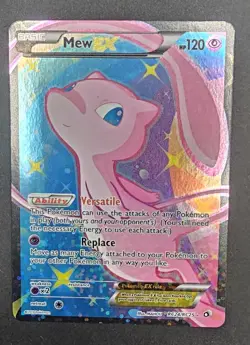 Pokemon TCG Mew EX Legendary Treasures Full Art Lightly Played Condition - Image 3