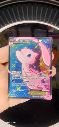 Pokemon TCG Mew EX Legendary Treasures Full Art Lightly Played Condition - Image 5