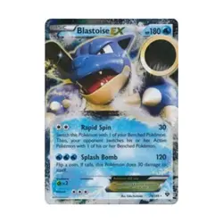 Pokemon XY Base Set Blastoise EX (UR) #29 (Holo) NM - Image 1