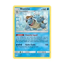Pokemon SM - Team Up Blastoise (R) #25 NM - Image 1