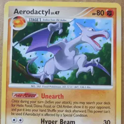 Aerodactyl 13/99 Rare Non-Holo Arceus Set Pokemon NM - Image 2