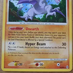 Aerodactyl 13/99 Rare Non-Holo Arceus Set Pokemon NM - Image 3