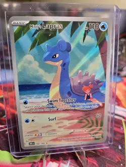 *Pokemon TCG* Misty's Lapras 194/182 Sv10: Destined Rivals Illustration Rare! - Image 1