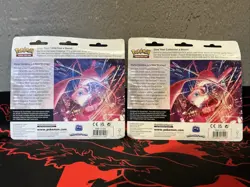 Pokemon TCG Fusion Strike 2- 3 Pack Blister Factory Sealed Espeon- Eevee L3 - Image 2