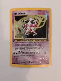 Pokemon Mr Mine Jungle Holo Rare 40 HP 1st Edition 1995 Mediate 10+ - Image 1