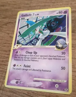 Pokemon TCG Gallade E4 Rising Rivals 20/111 Exclusive Cosmos Holo Rare - Image 1