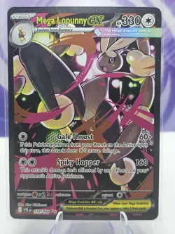 Mega Lopunny Ex 128/094 Special Illustration Rare Pokemon Phantasmal Flames NM - Image 1