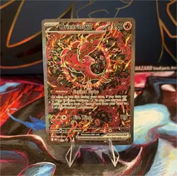 Pokemon TCG Oricorio ex 024 Promo Full Art Basic Holo HP190 SV Black Star Promo - Image 1
