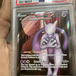 Pokemon TCG Team Rocket's Mewtwo ex 213/182 Sv10: Destined Rivals Holo PSA 9 🔥 - Image 2