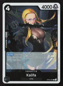 Kalifa (Judge Pack Vol. 2) PR OP-PR-OP03-081 NM - One Piece TCG - Image 1