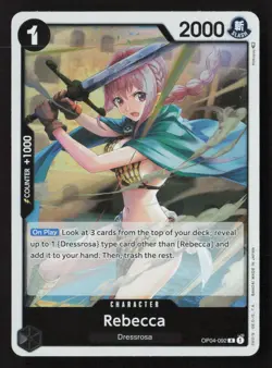 Rebecca (092) R OP04-OP04-092 NM - One Piece TCG - Image 1