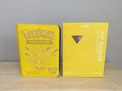 Vault X 4 Pocket Exo-Tec TCG Album - Fossil Set Custom Engraved (160 Cards) - Image 1