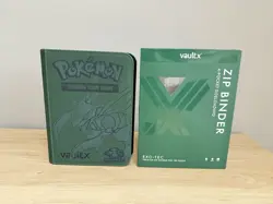 Vault X 4 Pocket Exo-Tec TCG Album - Jungle Set Custom Engraved (160 Cards) - Image 1