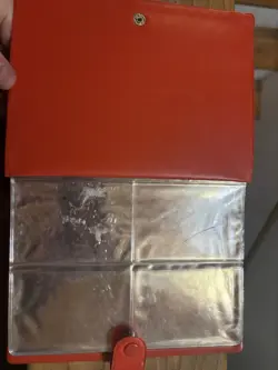 Vintage 1999 Pokemon Pikachu Red Binder TCG Album 30 Page Card Holder ✅ - Image 3