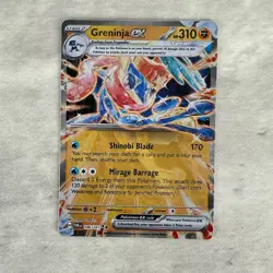 Pokemon TCG Greninja EX Metal Holo Card Double Rare 106/167 - NM - Image 1