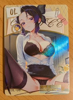 Shinobu Demon Slayer OL-06 Femme Fatale Goddess Story Anime Waifu Card - Image 1