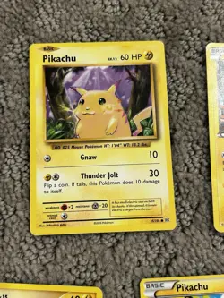 Pokemon Pikachu Lot of 5 Cards 2019 2016 2015 2007 2014 Nintendo English TCG - Image 3