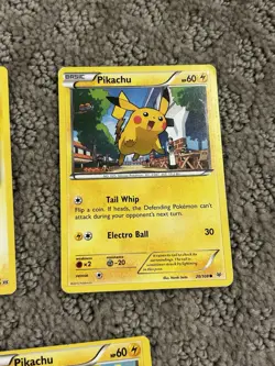 Pokemon Pikachu Lot of 5 Cards 2019 2016 2015 2007 2014 Nintendo English TCG - Image 4