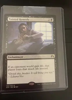 MAGIC THE GATHERING DECKMASTER (Tainted remedy) CARD - Image 2