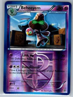 Beheeyem (Team Plasma) 70/135 Reverse Holo Plasma Storm - Pokemon Card - NM - Image 1