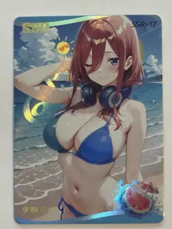 MIKU NAKANO SSR SSR-17 Femme Fatale Goddess Story Collectible Card - Image 1