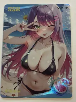 TOKOYAMI TOWA HOLOLIVE SSR SSR-05 Femme Fatale Goddess Story Collectible Card - Image 1