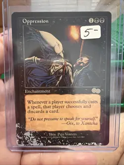 Oppression Urza's Saga Regular Magic The Gathering MTG Card - Image 1
