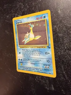 Lapras - 10/62 - Pokemon Card Fossil Unlimited Holo Rare Card WOTC LP 1999 - Image 3