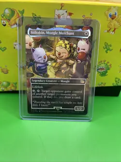 Stiltzkin, Moogle Merchant (Borderless) (Chocobo Track Foil) Final Fantasy Foil - Image 1