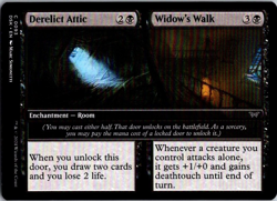 Magic the Gathering Derelict Attic Duskmourn: House of Horror MTG Free Shipping - Image 1