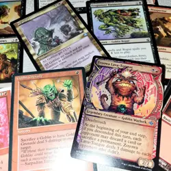 Whole COMMANDER Magic Deck by Heaven to Earth. BLACK & RED GOBLINS Tribal Fun - Image 1