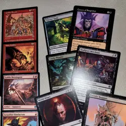 Whole COMMANDER Magic Deck by Heaven to Earth. BLACK & RED GOBLINS Tribal Fun - Image 4