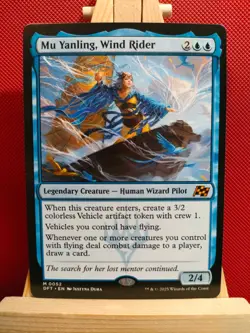 Mu Yangling, Wind Rider - Aetherdrift - Mythic - NM (See pics) MTG - Image 1